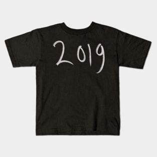 Hand Drawn 2019 Kids T-Shirt